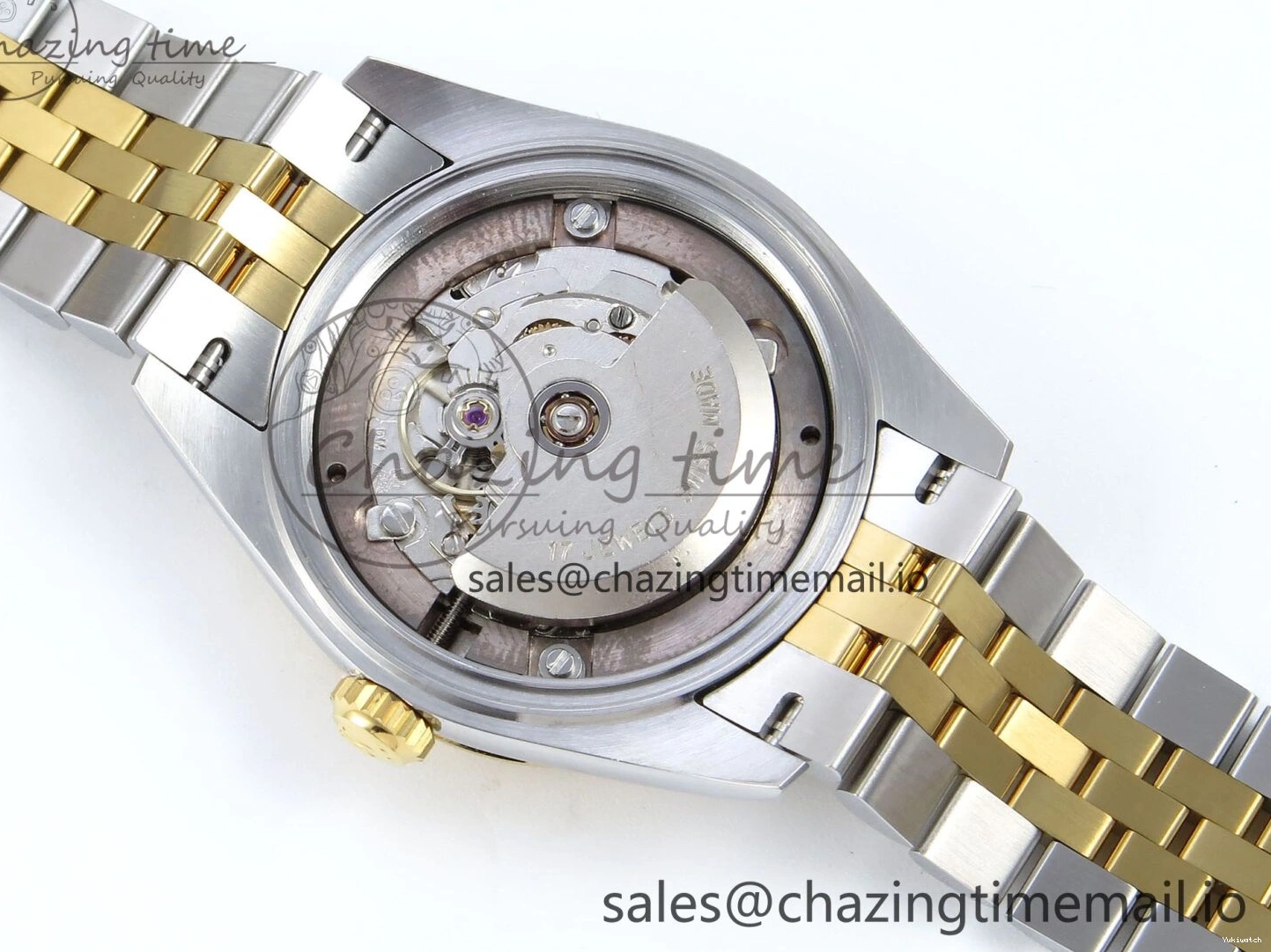 Best ETA 31 904L 278273 1:1 Edition Steel DateJust Bracelet Gray on YG 2688 SS Jubilee Diamonds Dial ARF 0206